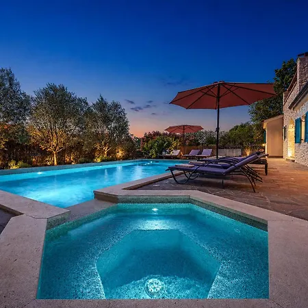 ヴィラ Martha In Istria With Private Pool - Wellness & Table Tennis For 12 Persons Žminj